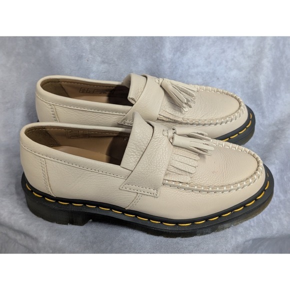 Dr. Martens Adrian Tassel LoaferBeige Women 6 - Picture 2 of 6
